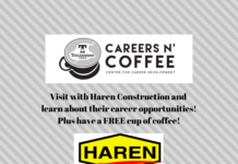 Careers n’ Coffee featuring Haren Construction is Wednesday, Feb. 9