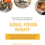 Soul Food Night! Wednesday, Feb. 16, 2022 5pm MPR