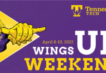 Wings Up Weekend April 8-10
