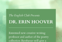 English Club Presents a Talk With Dr. Erin Hoover