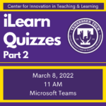 iLearn Quizzes Part 2
