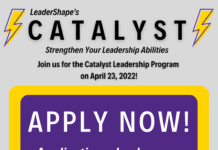 Apply Now for LeaderShape’s Catalyst Program (Deadline April 1)!