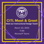 Meet the CITL’s New Instructional Designers!