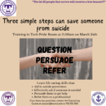 Three simple steps can save someone from suicide!