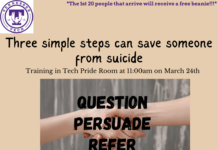 Three simple steps can save someone from suicide!