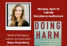 POSTPONED until April 18 – Medical Misogyny: A Conversation with Maya Dusenbery