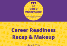 Gold Career Readiness Recap & Makeup Workshop on Apr. 7
