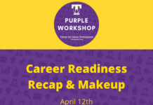 Purple Career Readiness Recap & Makeup Workshop on Apr. 12