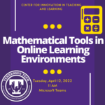 Mathematical Tools in Online Environments