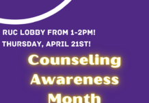 Join the Counseling center for Counseling Awareness Month