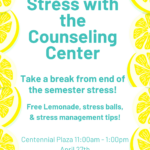 TN Tech Counseling Center: Squeeze out Stress on the Plaza