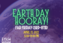 Earth Day Hooray Fab Friday (3rd-8th)