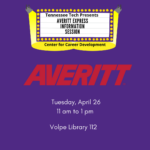 Averitt Information Session is Tuesday, April 26