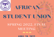 African Student Union: Final Spring 2022 Meeting