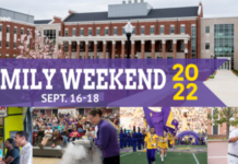 Save the Date: Family Weekend 2022 (Sept. 16-18)!