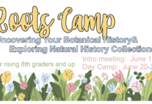 Learn more about plants with “Roots Camp” – for rising 8th graders and up