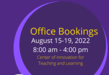 CITL Bookings Fall 2022