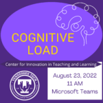 Cognitive Load Workshop