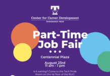 Welcome Back Part-Time Job Fair is August 23 – Join us on Centennial Plaza!