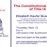 The 18th Annual Nolan Fowler Constitution Day at Tennessee Tech