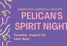 Student Members of the American Chemical Society: Pelican’s Spirit Night
