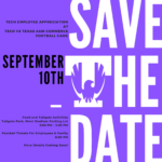 Employee Appreciation Event, September 10, Save-the-Date
