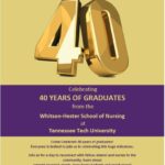 Whitson-Hester School of Nursing Celebrating 40 years of Graduates