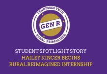 Graduate Student Hailey Kincer Begins Internship with Rural Reimagined