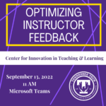 Optimizing Instructor Feedback