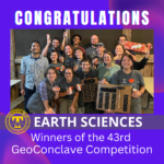 Earth Sciences Wins the 43rd Annual GeoConclave