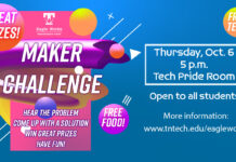 Get ready for the Eagle Works Maker Challenge Thursday 10/6!