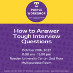 Purple Career Readiness Workshop on October 20