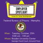 Employer Spotlight featuring Federal Bureau of Prisons – Memphis on October 25