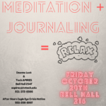 Meditation and Journaling self care workshop with ASPIRES and Deanna Lack