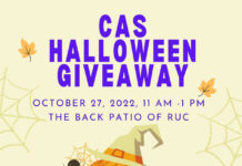 College of Arts and Sciences Ambassadors Halloween Giveaway