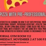 Pizza with Pre-Professionals