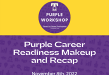Purple Career Readiness Makeup and Recap on November 8