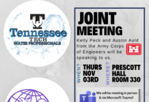 EWB & TTU Water Pros Hear from The Army Corps of Engineers