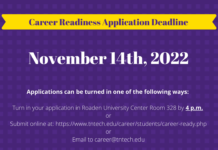 Career Readiness Deadline is Monday, November 14