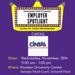 Employer Spotlight featuring CiNTAS on November 30