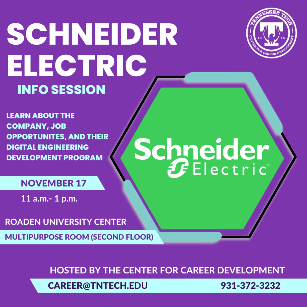 Schneider Electric Info Session on November 17 Tech Times