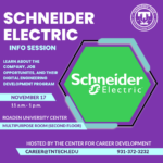 Schneider Electric Info Session on November 17