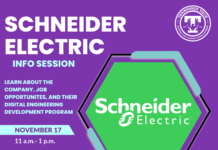 Schneider Electric Info Session on November 17