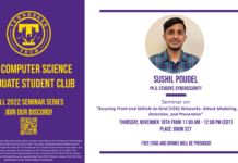 Computer Science Graduate Club Fall 2022 Seminar Series (11/10)