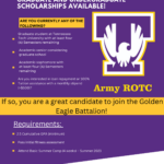 ARMY ROTC UNDERGRADUATE AND GRADUATE SCHOLARSHIPS AVAILABLE!