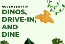 Dinos, Drive-In, and Dine on November 17th!
