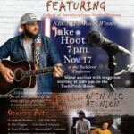 Jake Hoot 7 pm Nov 17 at the Backdoor Playhouse