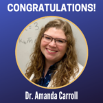 Amanda Carroll New Chair of American Chemical Society’s Student Advisory Board