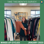 Take the Office of Sustainability’s January Survey: Wings Up-Cycled!