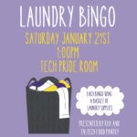 Laundry BINGO on Saturday